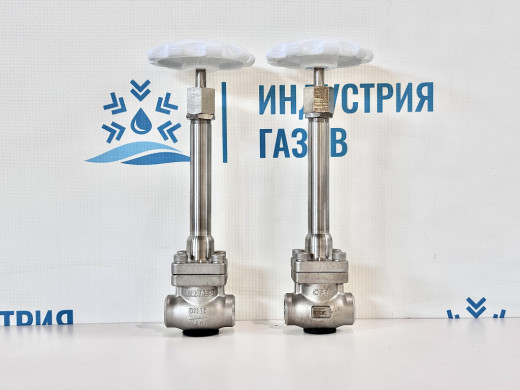 Вентиль криогенный проходной с длинным штоком DJ-15D (AIRMASS)