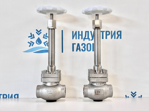 Вентиль криогенный проходной с длинным штоком DJ-20D (AIRMASS)