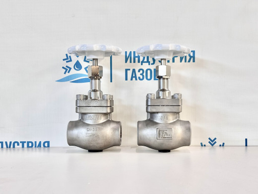 Вентиль криогенный проходной с коротким штоком DJ-32G (AIRMASS)