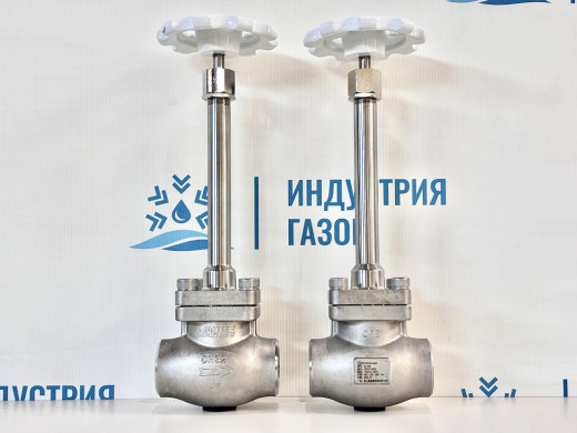 Вентиль криогенный проходной с длинным штоком DJ-32D (AIRMASS)