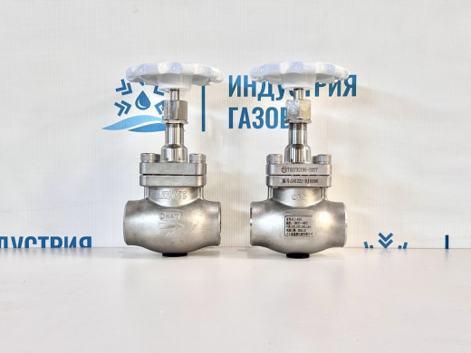 Вентиль криогенный проходной с коротким штоком DJ-40G (AIRMASS)