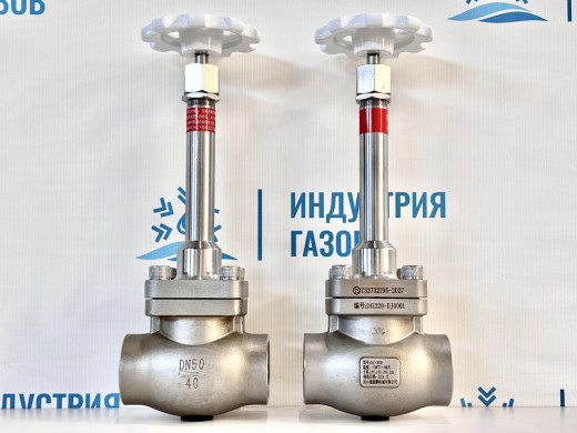 Вентиль криогенный проходной с длинным штоком DJ-50D (AIRMASS)