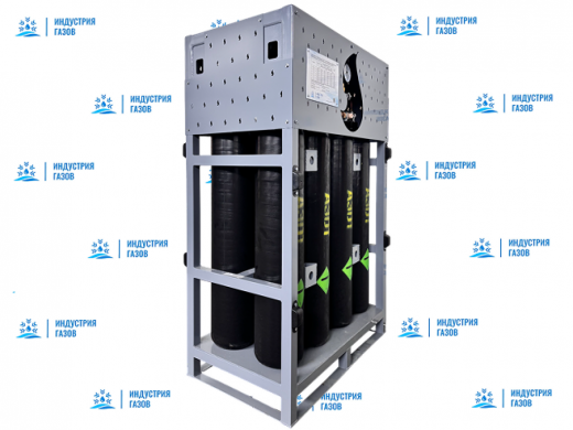 Моноблок газовый на 8 баллонов 40л./150 атм. под азот