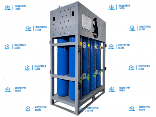 Моноблок газовый на 8 баллонов 40л./150 атм. под кислород