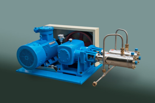 Горизонтальный поршневой насос для СПГ