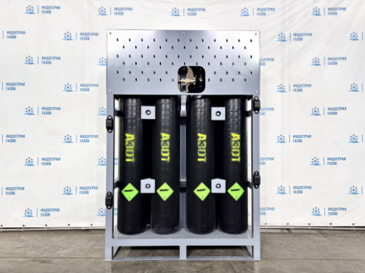 Моноблок газовый на 12 баллонов 40л./150 атм. под азот