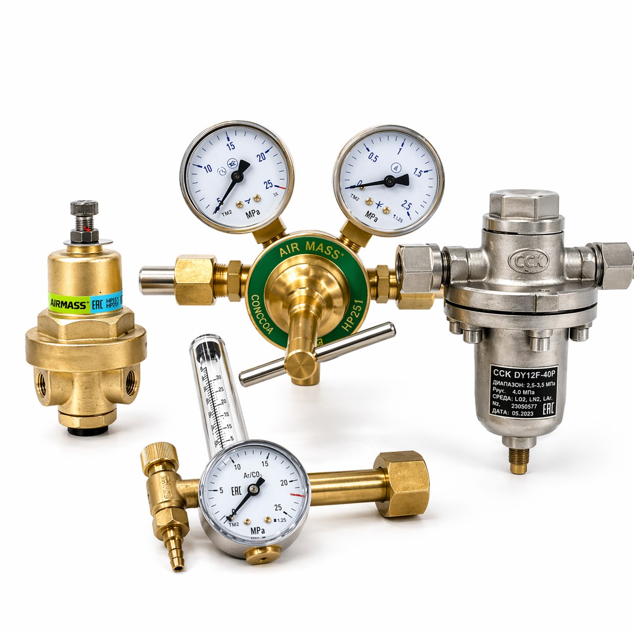 Редукторы и регуляторы давления